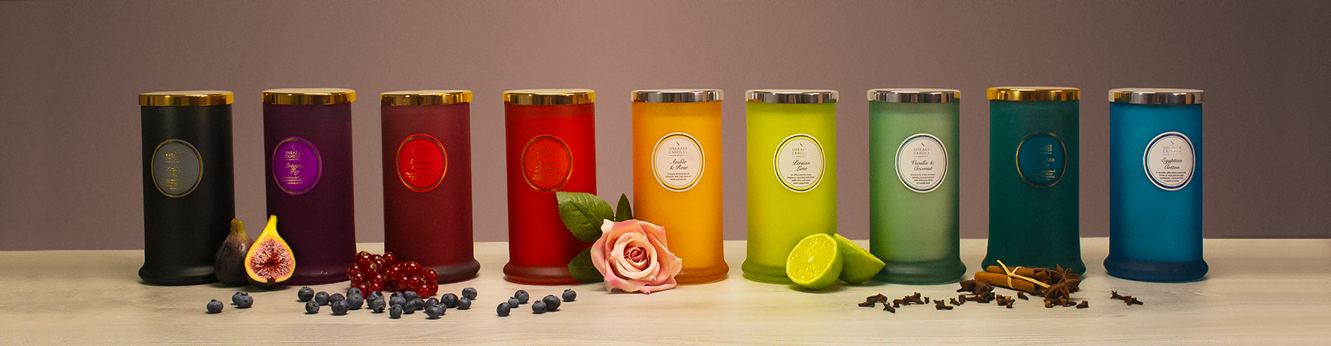 Високи ароматни свещи - Pillar Jars