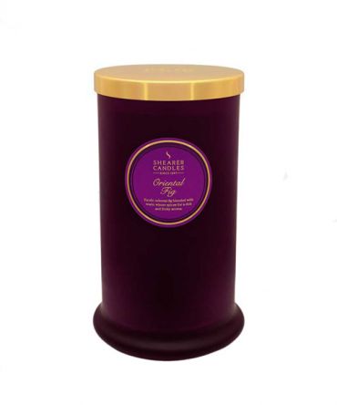 Ароматна свещ Oriental Fig Coloured Pillar Jar 