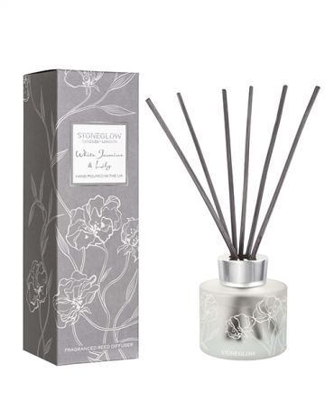Ароматизатор Дифузер с ароматизиращи пръчици с аромат на джинджифил и бяла лилия. Подходящ за романтичен подарък за жена.