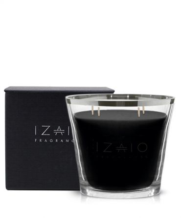 Луксозна голяма ароматна свещ IZAIO Fragrances в кутия за подарък, произведена в Белгия