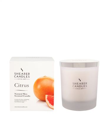 Ароматна свещ Citrus Natural Spa Jar с естествен восък и аромат на грейпфрут