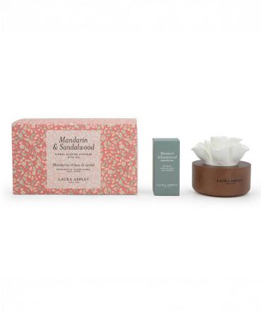 Парфюмен дифузер - цвете с ароматно масло Laura Ashley Mandarin & Sandalwood с аромат на Мандарина и Сандалово дърво 